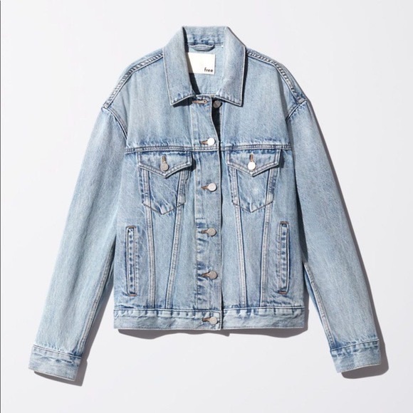 Wilfred Jackets & Blazers - Aritzia | Wilfred Free Oversized Denim Jacket